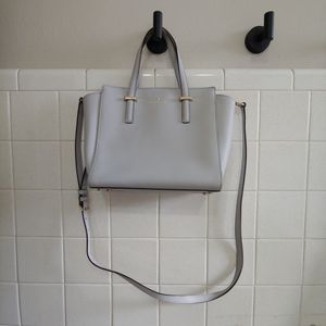 Kate Spade Leather Bag with 14k gold Charm Logo